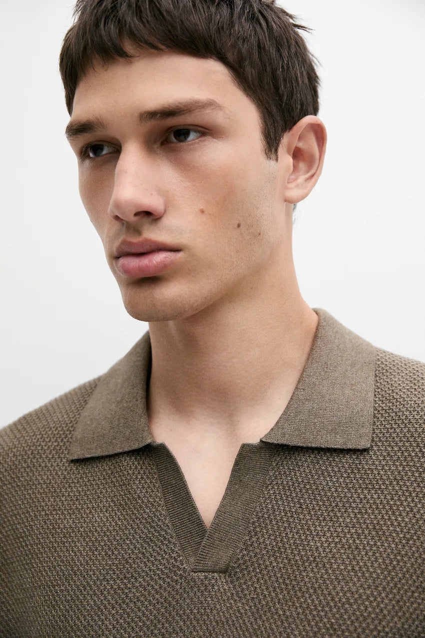 Men's Premium Supima Cotton Textured Polo