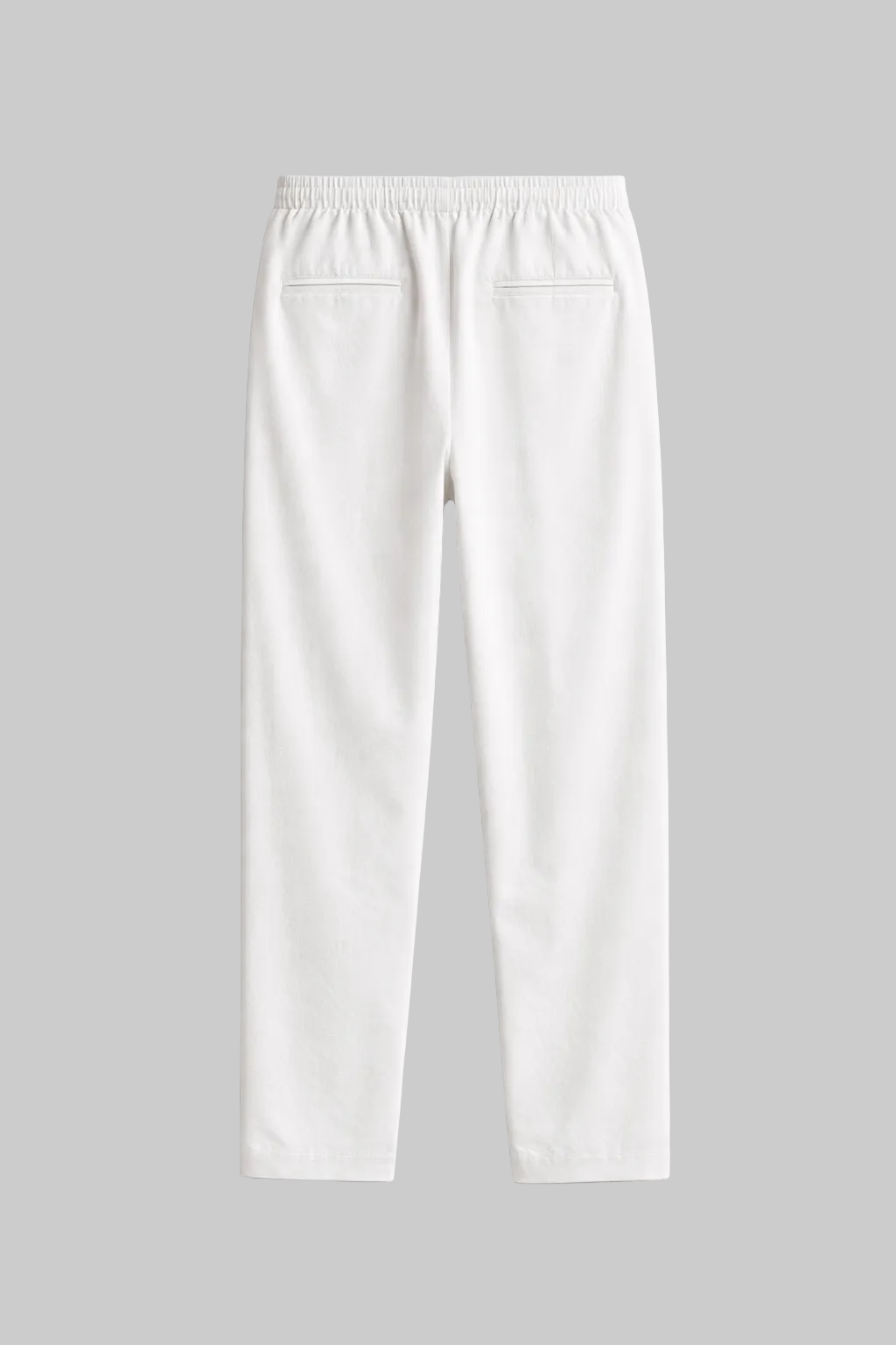 Cotton Linen Relaxed Fit Trousers – Off White | Summer Essential