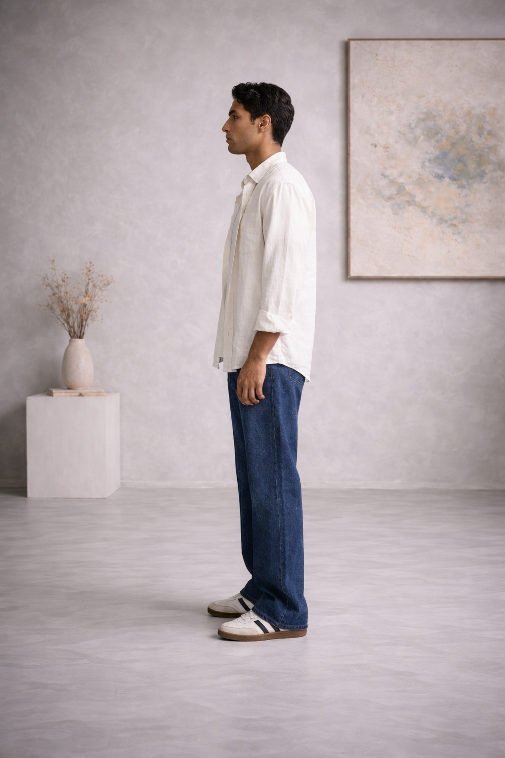 Men's premium Bootcut Jeans — Structured 100% Denim