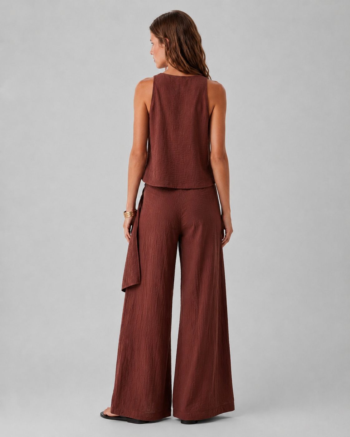Women's premium La Riviera so-ord terracota set