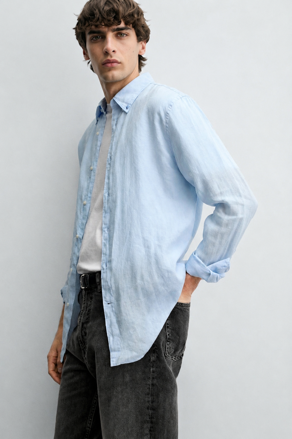 MENS PREMIUM LINNEN LONG SLEEVE SHIRT | Summer Essentials