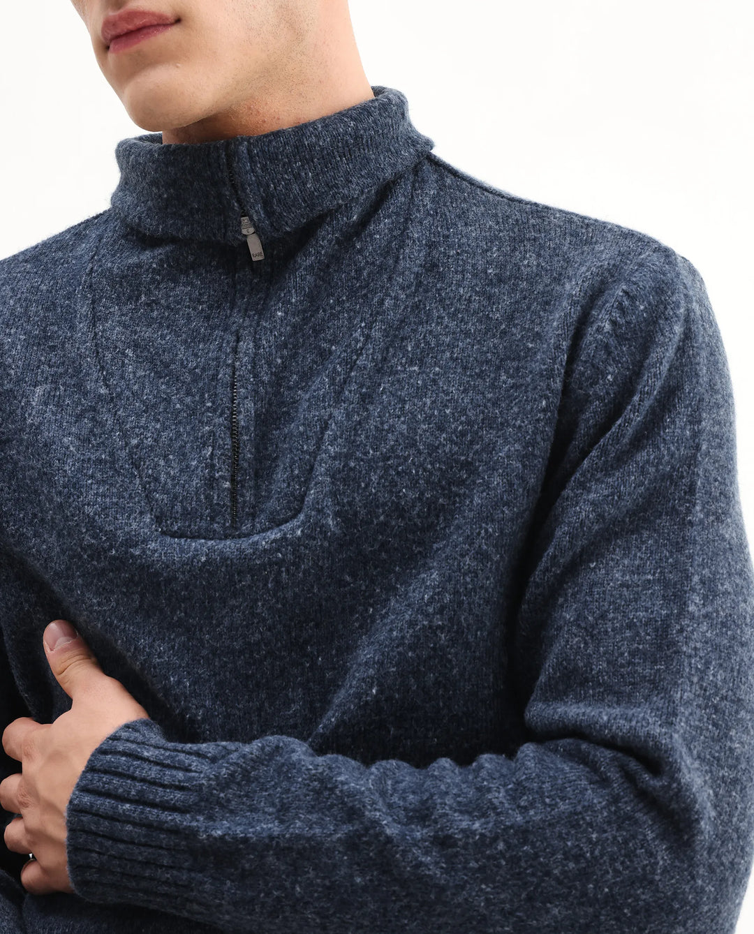 Heathered Quarter-Zip Pullover