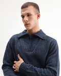 Heathered Quarter-Zip Pullover