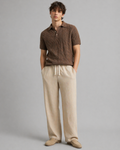 Men's premium pure linen drawstring trousers | Summer Essentials |