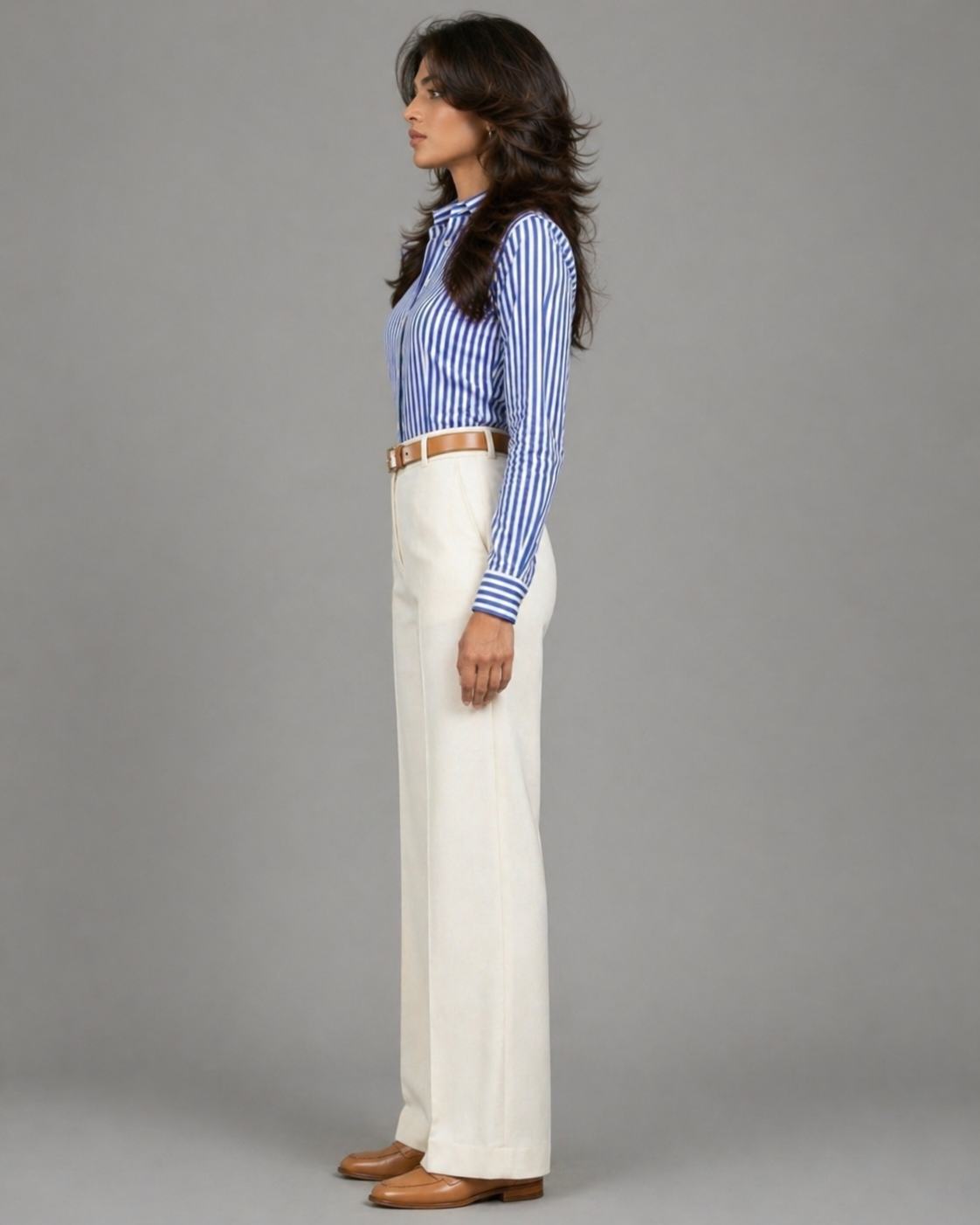 Women's elevated Stripe Shirt