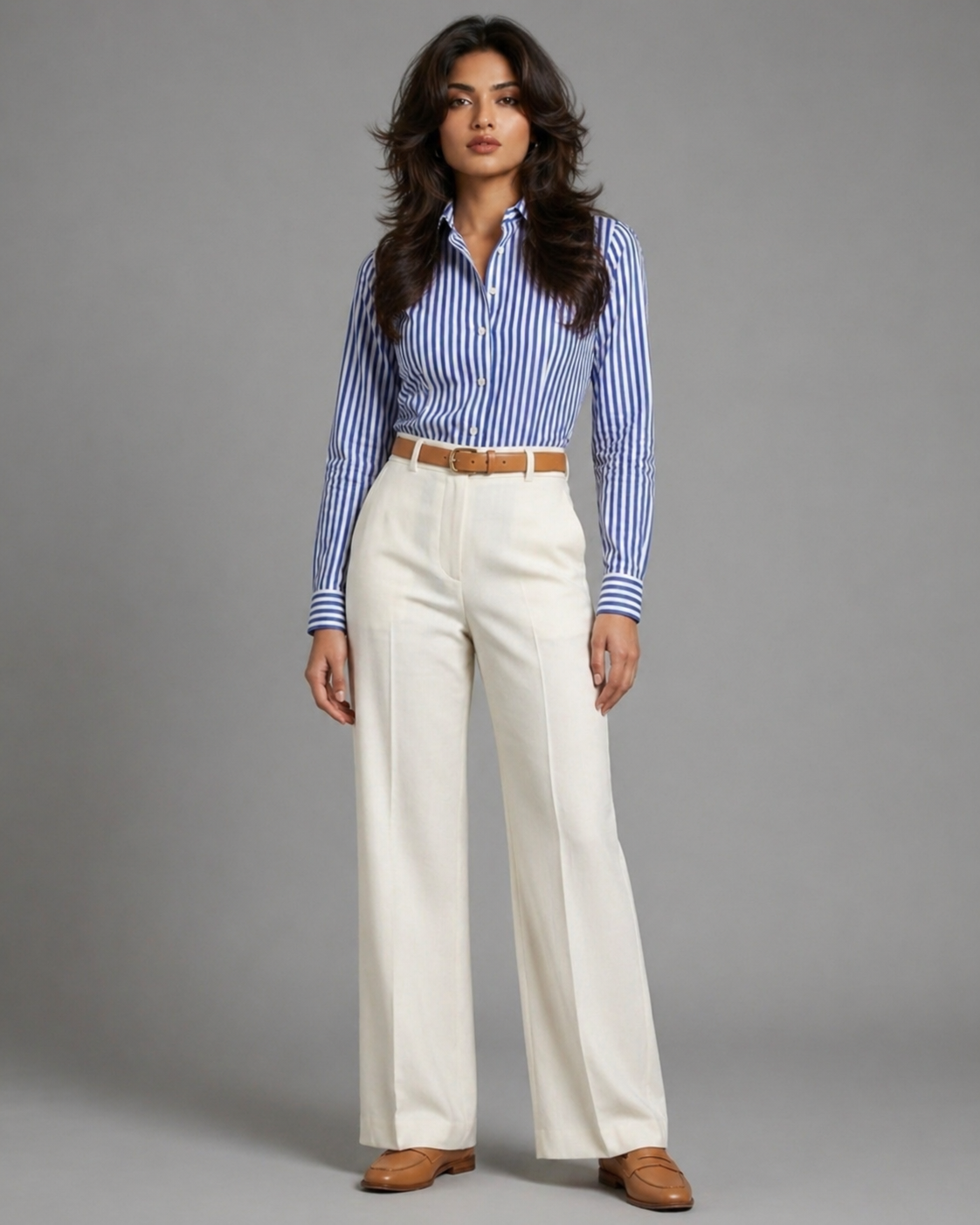 Women's elevated Stripe Shirt