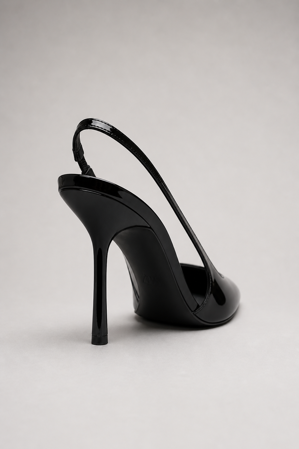 Women's premium Velouré Black Patent Heels