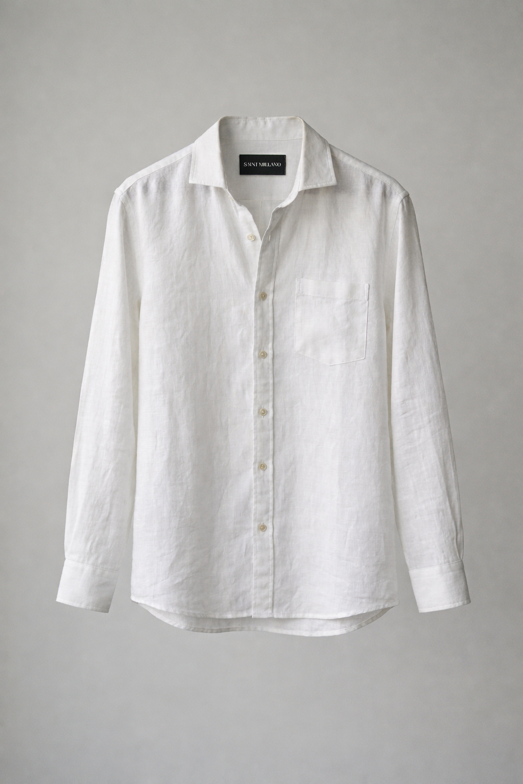 Men's premium pure linen shirt - white | Summer Essentials |