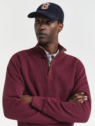 Burgundy Heritage Half-Zip