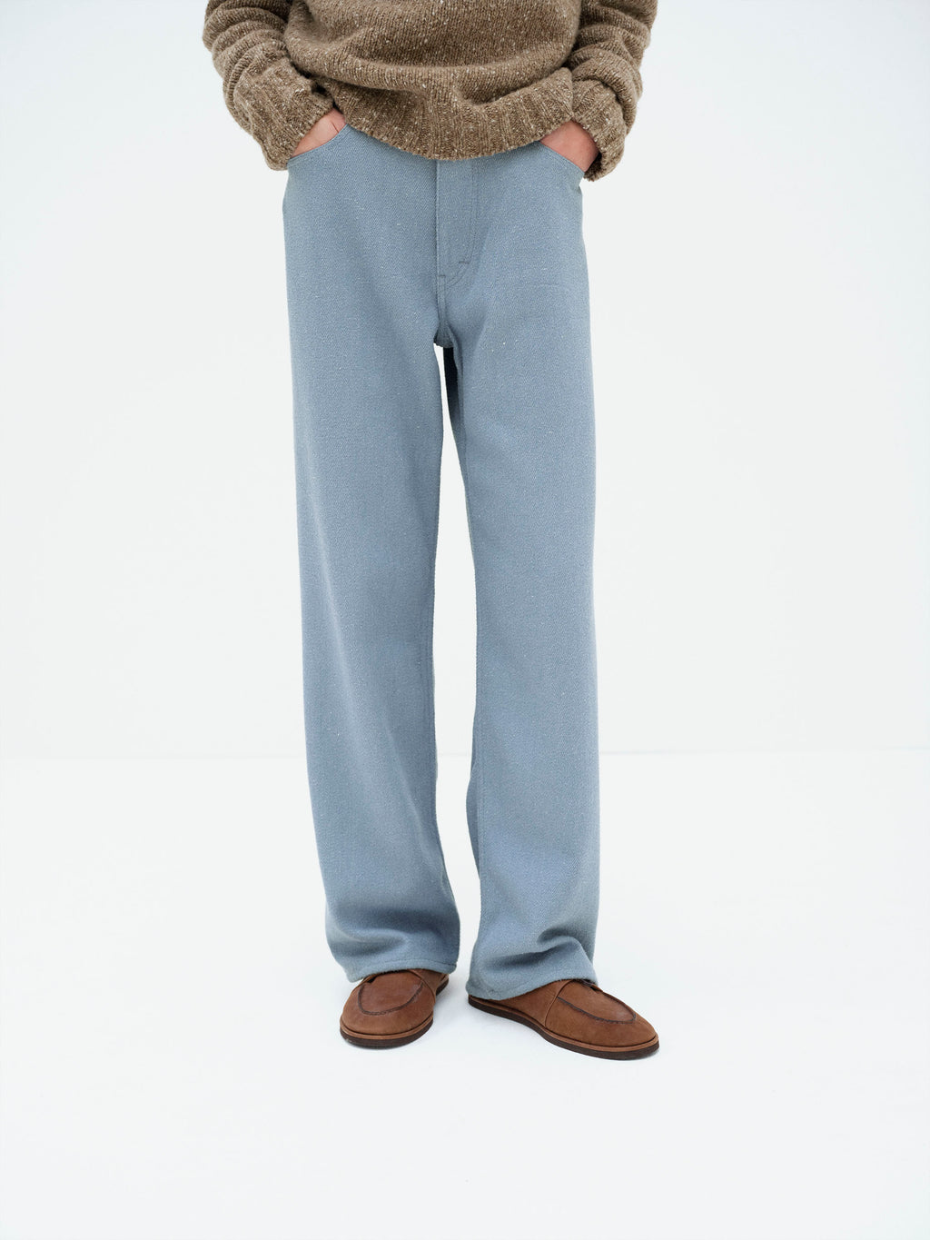 The Ivory Line -Slate Denim