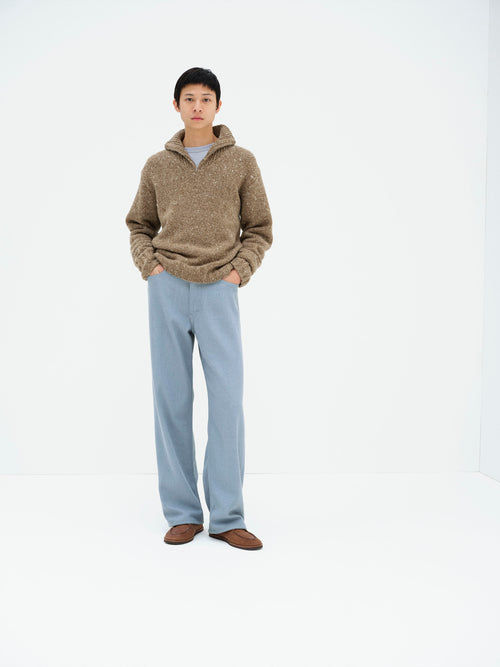 The Ivory Line -Slate Denim